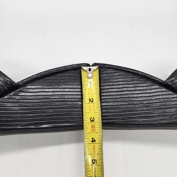 Asos Design Y2K Style Topaz Square Toe Wedge Black Mules Size 7 - Picture 13 of 13